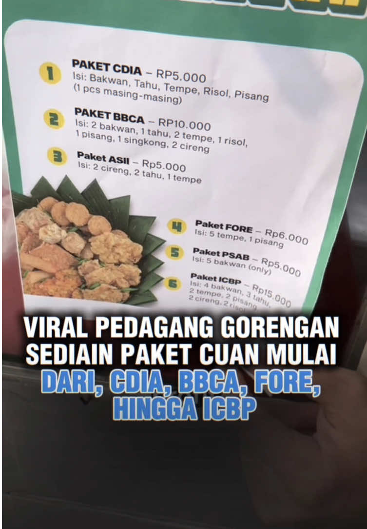 Mau paket CDIA satu ya bang🤣 - - Source : @pengendali petir  #andryhakim #stockwise #sahampemula #sahamindonesia #kaya #cdia #saham 