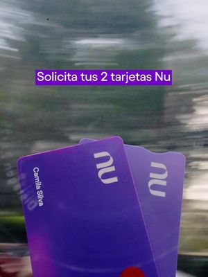 Solicita tus dos tarjetas Nu: Tarjeta de Crédito y Cuenta Nu de Débito. ¡Toma la decisión Nu hoy!