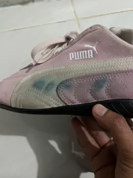 tutor cara ngilangin 🙏#pumaspeedcat #suede 