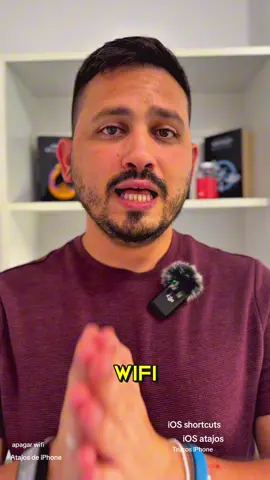 Este atajo de iPhone te permite automatizar el apagado de la wifi al salir de casa #CapCut #iphonetricks #iphone #shortcuts #tech 