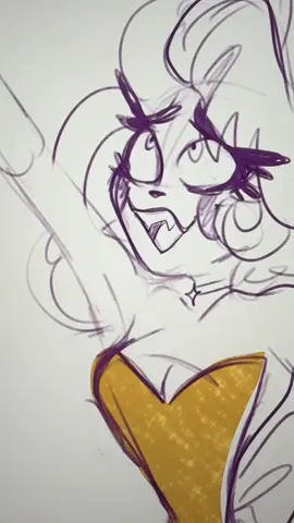 ✨golden✨(wip?) just thought of luci placing the violin 😭 dad daughter bonding #hazbinhotel 