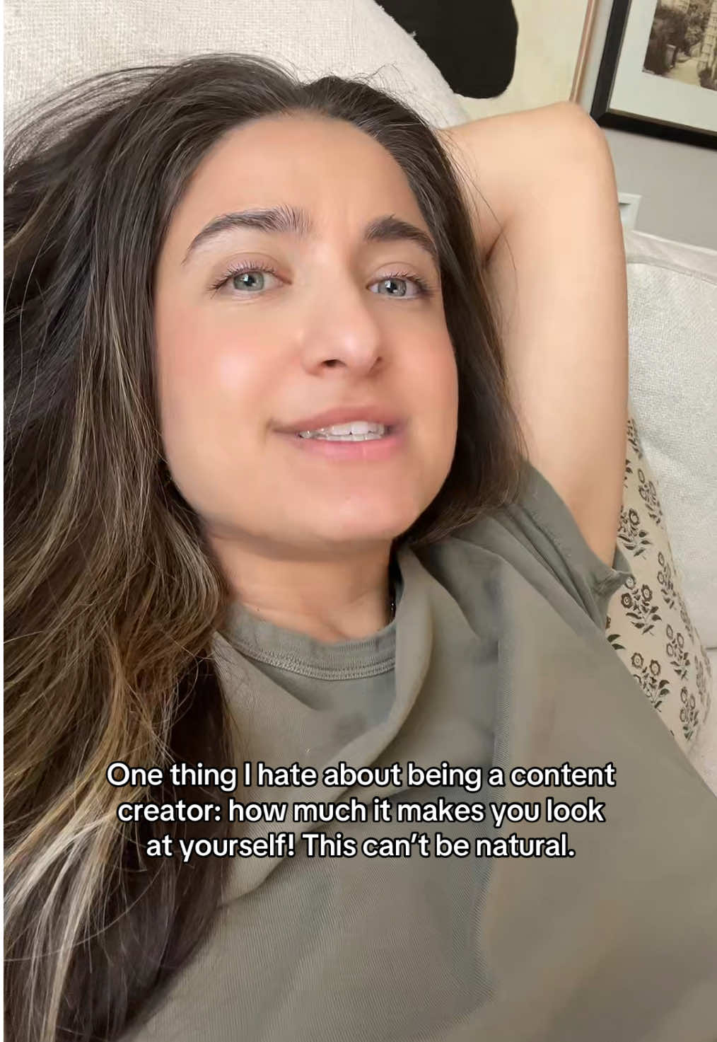 I love being a content creator, but being seeing my own face all the time really gets to me. #contentcreatorstruggles 