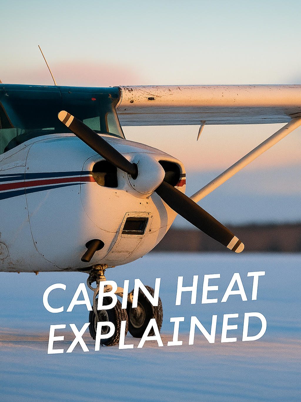 Cabin Heat EXPLAINED. You’re not using a heater… you’re baking fresh air off the exhaust 💀🔥 Small plane heat system explained—quick and simple. Have you ever smelled exhaust while flying? 👀👇 #studentpilot #privatepilot #instrumentpilot #commercialpilot #cfi #cfii #aviationtok #LearnOnTikTok #pilottraining #avgeek #cabinheat #flyingtips #aviationexplained #airplanefacts #fyp
