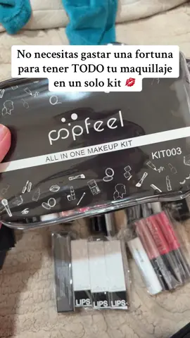 Kit de maquillaje #popfeel #makeupkit #todoenuno #maquillajecompleto #beatutyfinds #cosmeticos #kitdemaquillaje #tiktokshop 