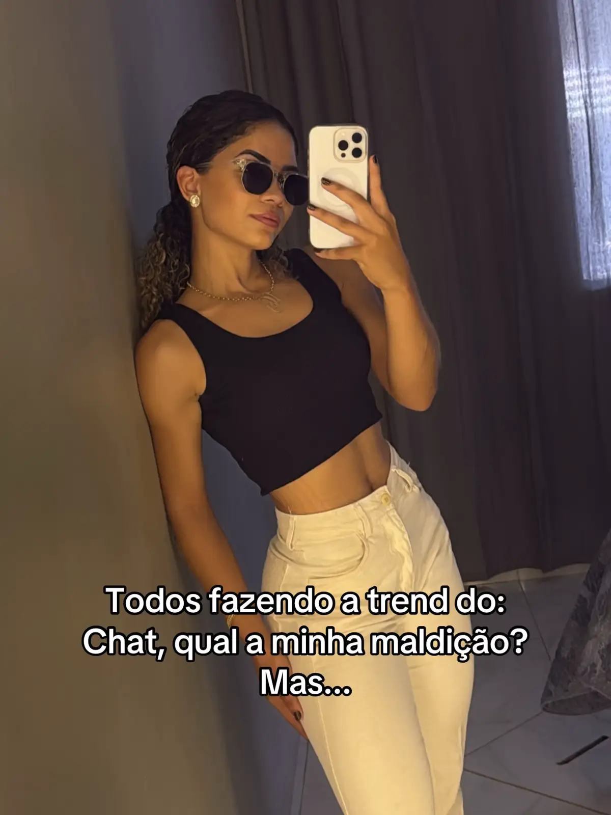 E a sua qual é ??? 🥹 #bencao #chat 