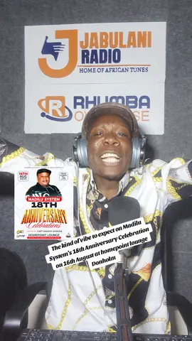 🎶 Rhumba Overdose Fam! The Countdown Is ON! 🎶 We're officially 26 DAYS away from the Madilu System 18th Anniversary Celebration—the ultimate tribute to the legend who gave us timeless rhythm and soulful lyrics. 💃🏾🕺🏾 📆 Date: 16th August   🕕 Time: From 6PM   📍 Venue: Homepoint Lounge, Donholm – Nairobi 🔥 Come dressed to impress in your official Madilu branded T-shirt. Let’s flood the dance floor with style and rhythm! 🛍️ To order your merch:   📞 Call: 0708 245791   💰 Till Number: 4830390 Secure yours now and let the world see your rhumba spirit shine.  #Madilu18 #RhumbaOverdose #captainshaddyshihusa #captainshaddyvibes #CaptainShaddyVibes #jabulaniradio #shaddyshihusa 