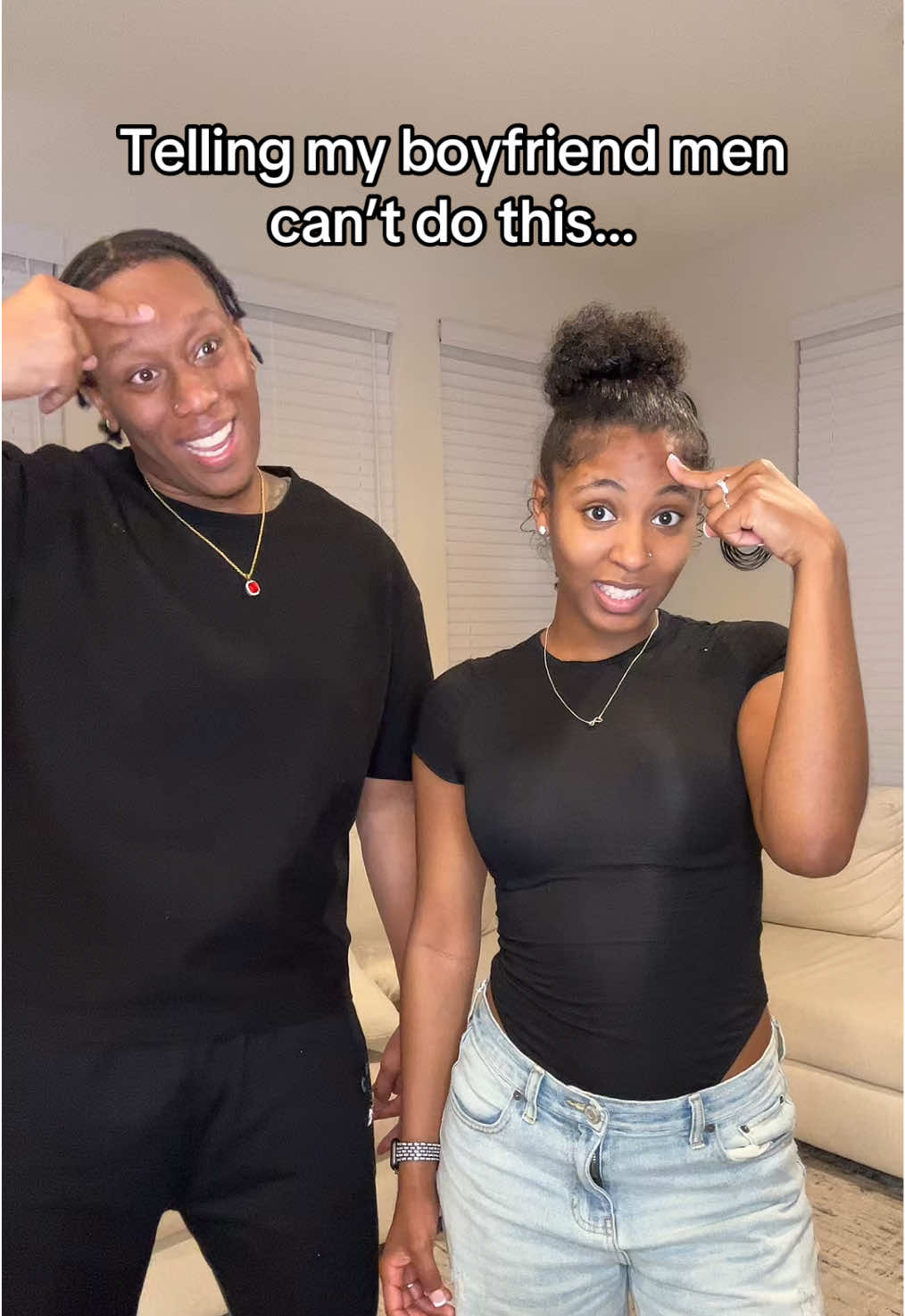 He was to excited until he realized at the end 😂 #fyp #kemoniandleron #couple #viral #relationships 
