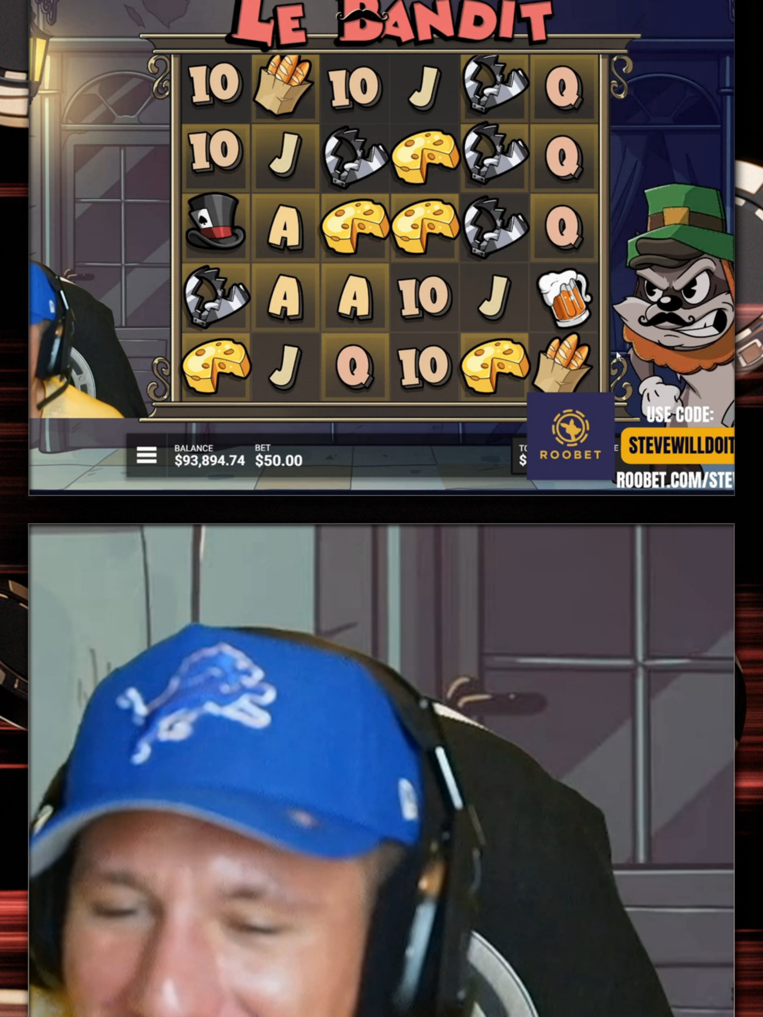 top tier gamer #stevewilldoit #steve #roobet #kickstreaming