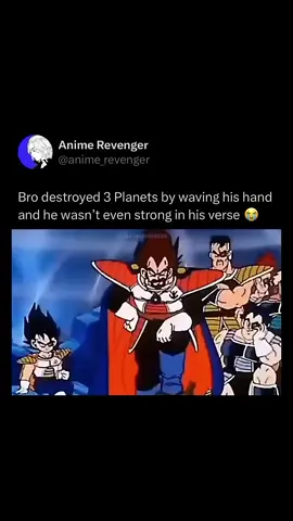 King Vegeta casually wiped 3 planets #dragonball #dbz #anime #metal #fyp 