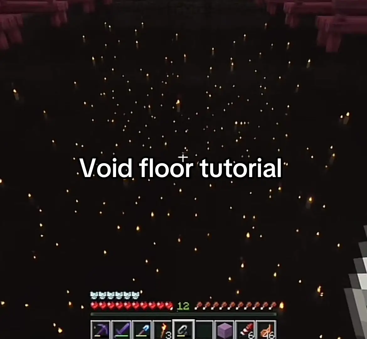 Minecraft void floor tutorial #Minecraft #fyp #minecraftbuilding #minecrafttutorial first slide @a7ftsasquatch