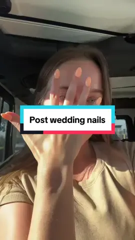 After a year of creams and whites we are ORANGE and I’m so happy!! #bride #wedding #Summer #nails