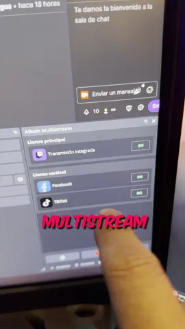 Cómo transmitir a varias plataformas! #twitch #stream #streamer #creador 