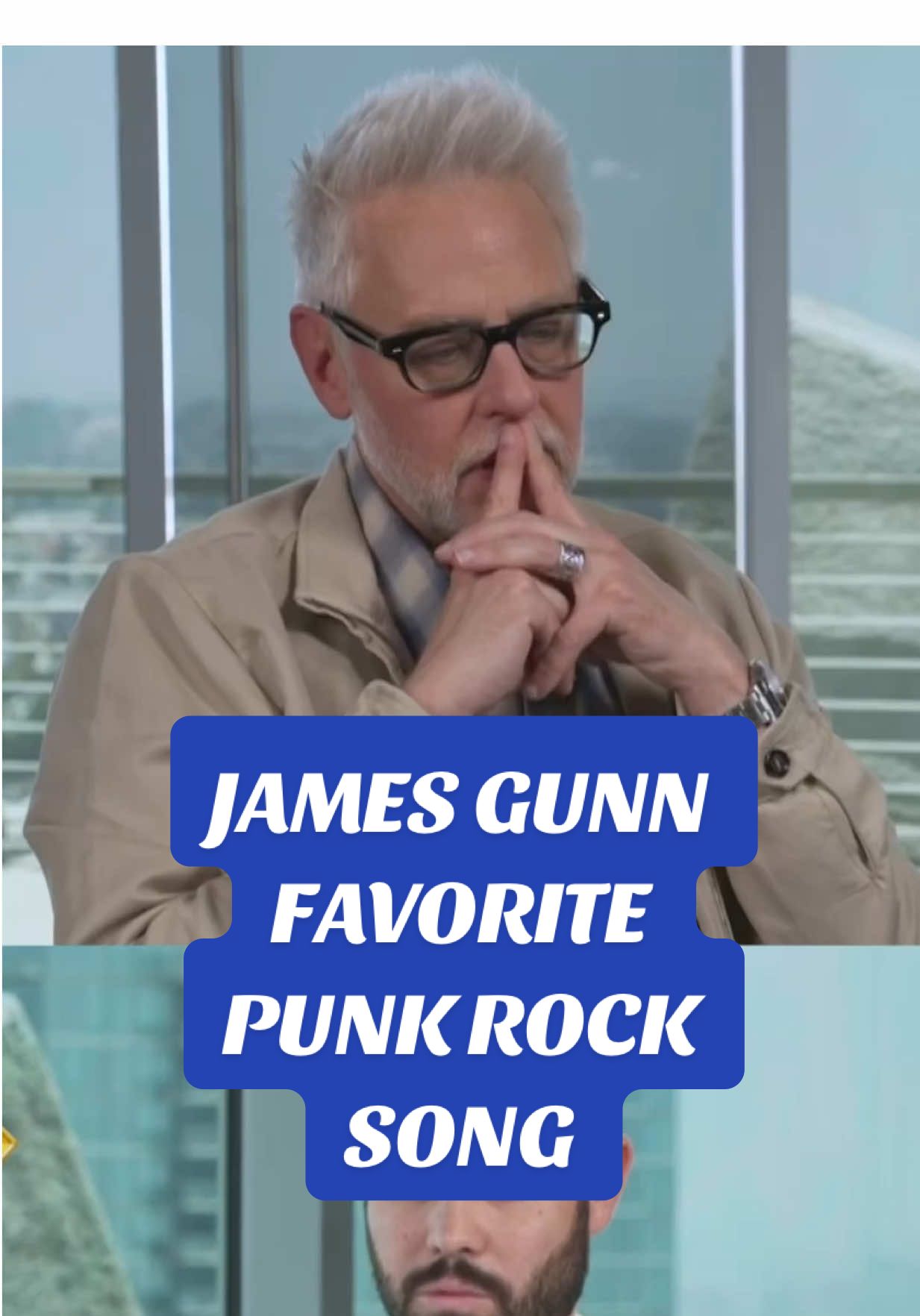 locked in with @James Gunn about his favorite punk rock songs & out favorite band. #Superman #JAMESGUNN #punkrock 