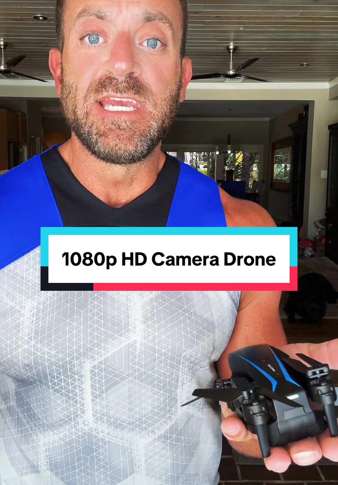 This 1080p HD camera drone is perfect for beginners or anyone looking to get into drones at a very low price. You can fly it with the provided controller or use your phone with their app for POV viewing and even more features. Whether you're capturing epic aerial shots or just learning to fly, this drone makes it easy and fun. #drone #dronevideo #gadgetfinds #tiktokshopfinds 