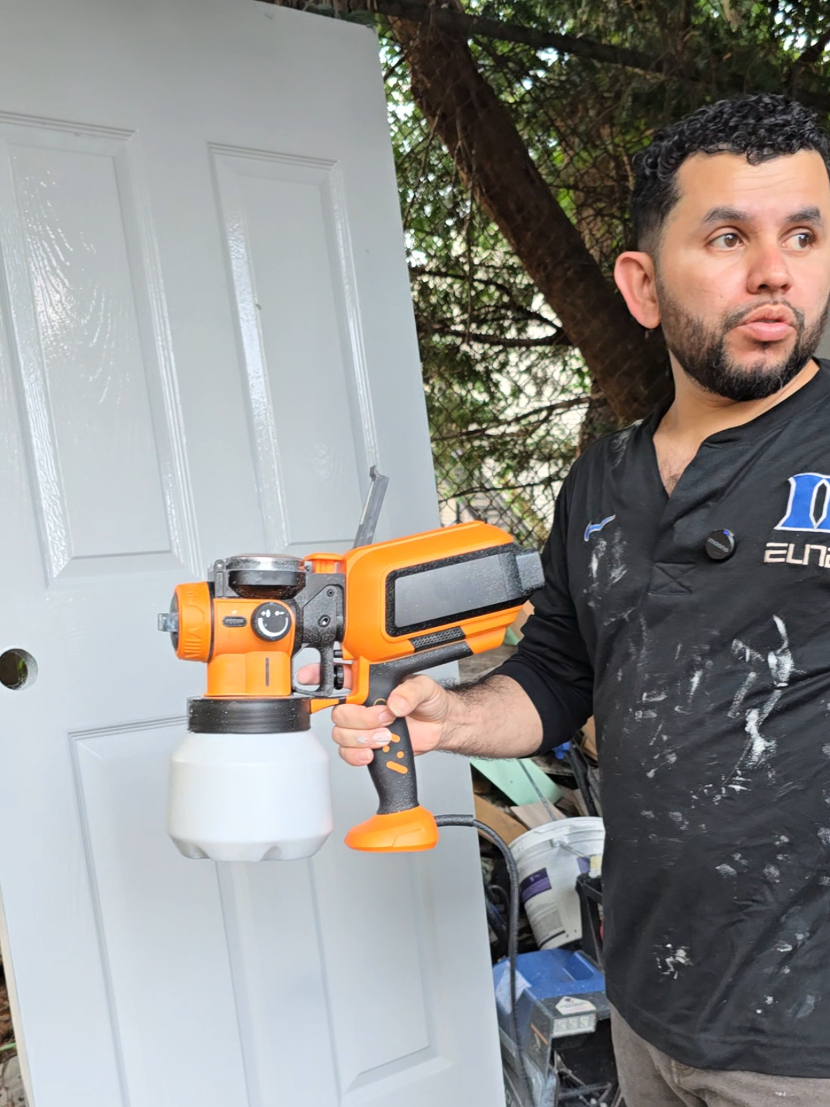 Con esta pulverizador puedes pintar todo tipo de muebles  ademas puedes usar pintura de aceite  #pulverizer #spraypaint #pintura #pulverizer 