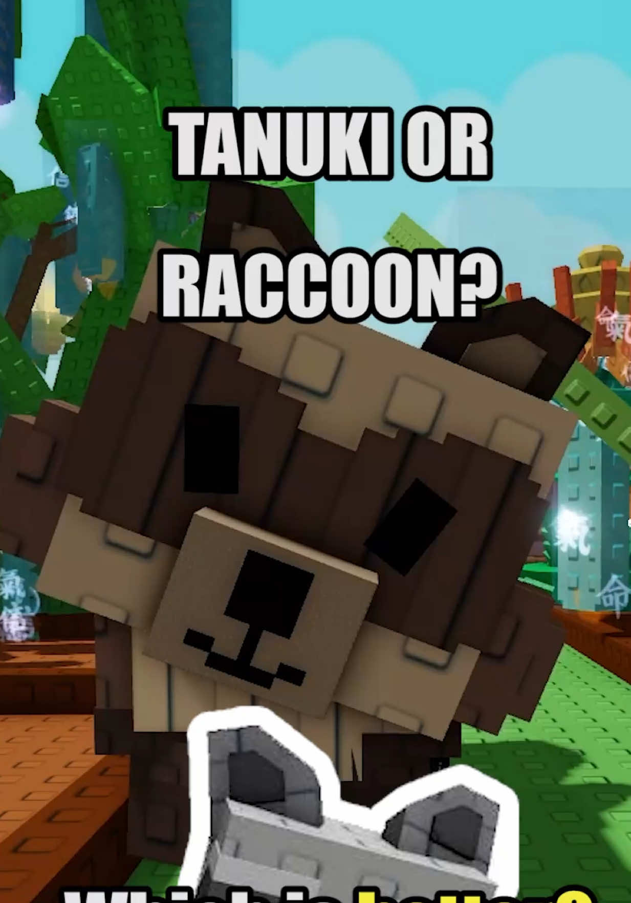 Are Tanukis BETTER than Raccoon? #growagarden #roblox #fyp #growagardenupdate 