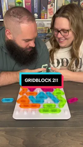Gridblock Is A Strategy Board Game That Keeps You Thinking! #boardgames #GameNight #couple #fun 