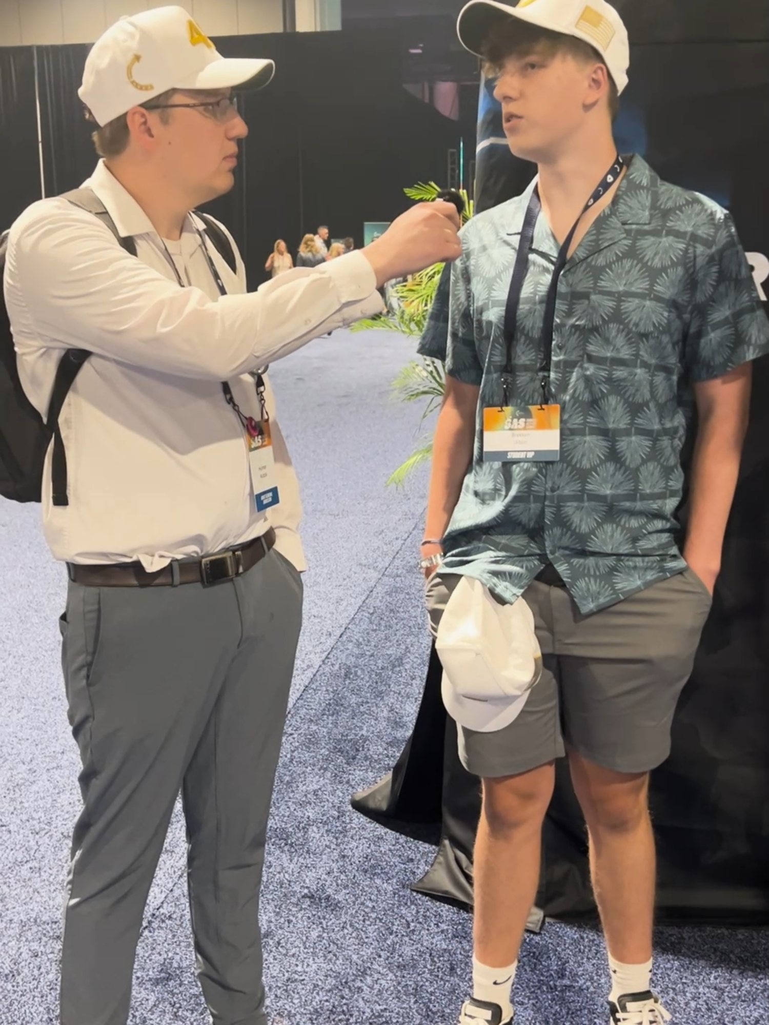 Genuinely thought this guy was joking at first... Disguising myself as a conservative at Charlie Kirk's SAS event PART 5 #unfuckamerica