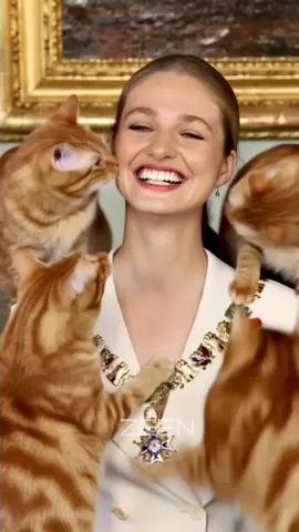 Ginger cats kissing Princess Leonor of Spain 🇪🇸🐈💋 ……………………………………………….……………………………………………….…………………………………………… #gingercat #leonor #leonordeborbon #leonorofspain #princessleonor #themostbeautifulprincess #catlover #catlovers #princessleonorofspain #princessleonorofspain🇪🇦 #gingercats #orangecat #orangecats #catkiss #catkissing #gingercatsrule #cattok #beautifulprincess #crownprincessleonor #crownprincess #aicats #gingercatarmy #gingercatsarethebest #aicat #gatonaranja #princesaleonor #princesaleonordeespaña #princesaleonordeasturias #princesaleonor👑  #gatonaranja#gatonaranja #เลโอนอร์ #แมวส้ม #แมวเอไอ #เจ้าหญิงเลโอนอร์ #เจ้าหญิงที่สวยที่สุด #แมวน่ารัก 