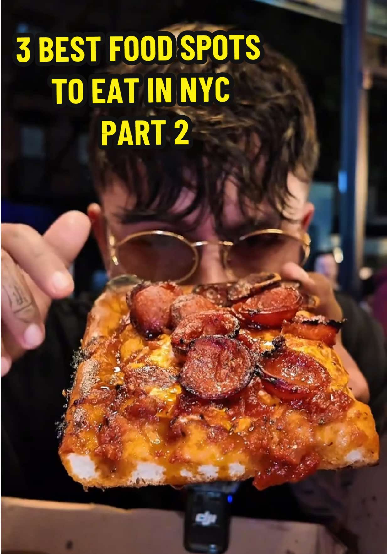 Part 2 of eating THE BEST 3 FOOD SPOTS in NYC 🗽🤯🔥  1. @Peter Pan Donut & Pastry Shop 🍩 2. @7th Street Burger 🍔 3. @Prince Street Pizza 🍕 #nycfood #nyceats #foodtiktok #mukbangeatingshow #fyp 