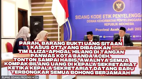 Makin Terang Benderang kasus 200 Ribu per kepala. Kasus OTT dihentikan, uang BB pun ditilap. 