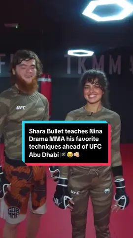 Shara Bullet teaches Nina Drama his favorite mma techniques ahead of UFC Abu Dhabi #UFC #sharabullet #ufcabudhabi #ninadrama #kickboxing #boxing #muaythai #muaythaifighter #muaythaifighter #taekwondo #jiujitsu #brazilianjiujitsu #jiujitsugrappling #jiujitsulifestyle #wrestling #wrestlingtiktok #wrestlingtok #fit #Fitness #grappling #karate #boxing #judo #danawhite