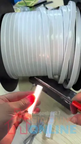 1195 - Đèn led dây cắt tự do không hư hỏng, cắm điện là sáng, ánh sáng neon có thể uốn dẻo