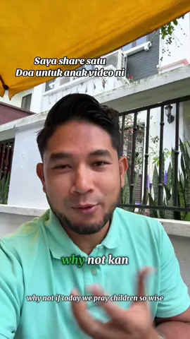 Satu doa untuk anak kekal beradab. #TuanZO #Keedsflix #taska #tadika 