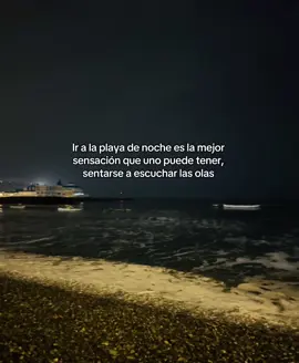 El mar cura 🫀 #playa #noche #planes #mar #paratii 