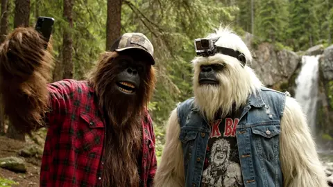 Bigfoots and Yeti jokes #Vlog #funnyvideos #funny #bigfoot #yeti #veo3 #trending #google #ai #jokes #gemini #Vlog #viral