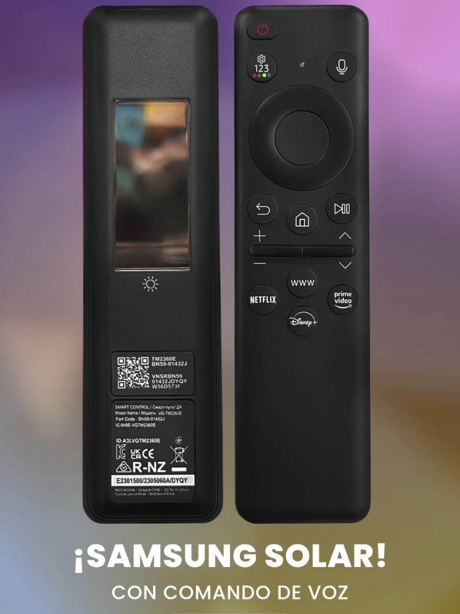 Control Samsung solar disponible en mi tienda 😎 . . . #usbc #original #samsungtv #2025tv #smartcontrol #cargasolar #control📦 
