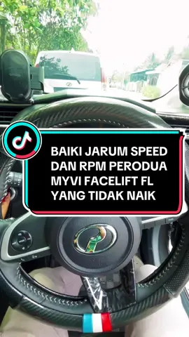 BAIKI JARUM SPEED DAN RPM PERODUA MYVI FACELIFT FL YANG TIDAK NAIK #myvi #peroduamyvi #myvifl 