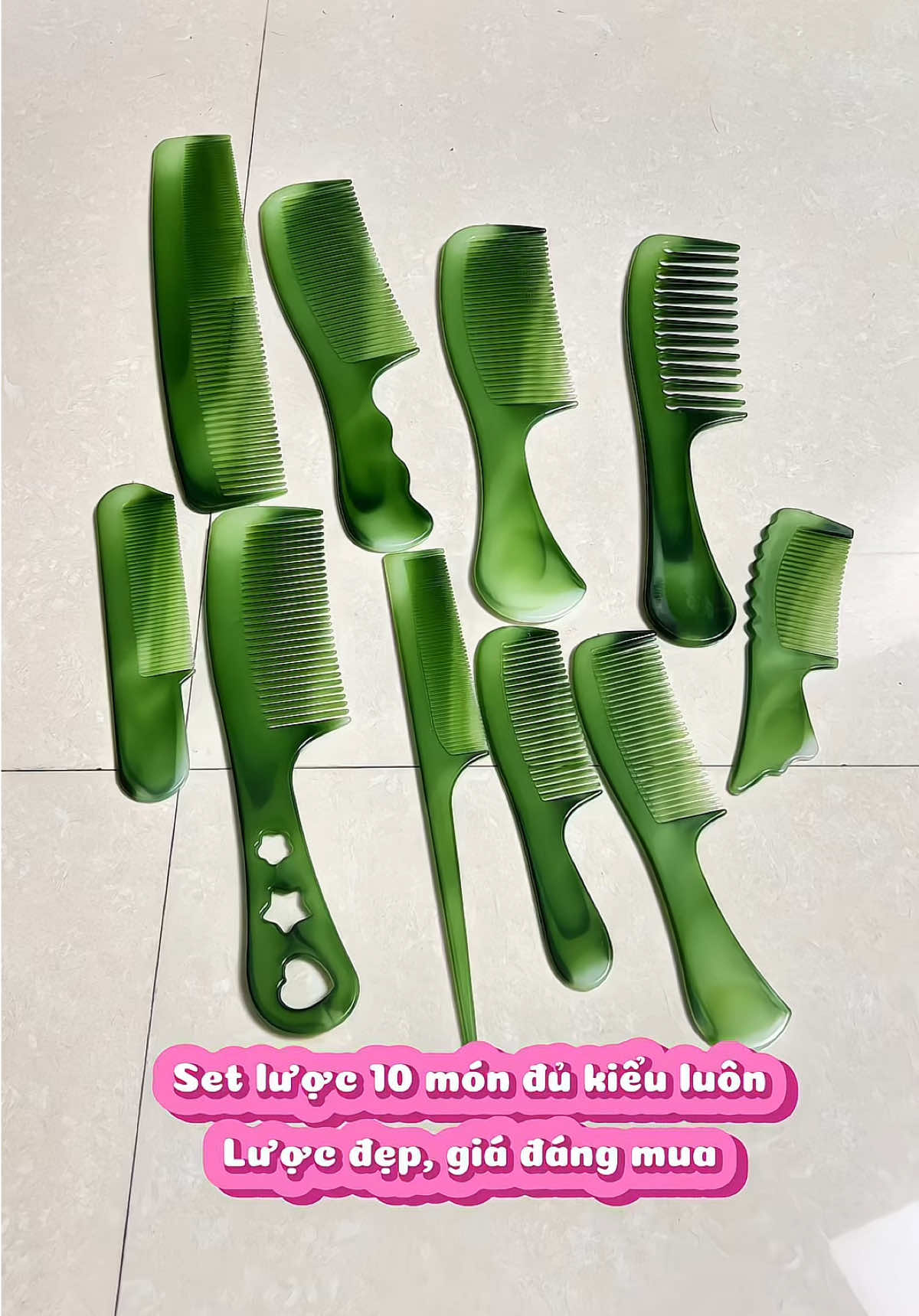 Hay không các bà ơi, set 10 món đủ loại lược luôn mà giá thì không ngờ được #phuongthao #dodungtienich #luoc #setluoc #setluoc10montinhdien #review #xuhuong 