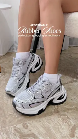 Ganda nito, nasa ₱300+ lang😍 #shoesforwomen #rubbershoes #affordableshoes #shoesrecommendation #runningshoes #workoutshoes 