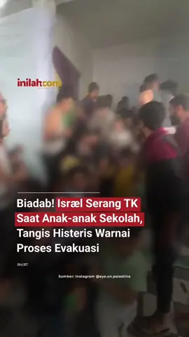 Sebuah taman kanak-kanak di Kota Gaza menjadi target serangan oleh pasukan pendudukan Isræl saat anak-anak masih berada di dalam ruang kelas.  Serangan kedua terjadi saat proses evakuasi berlangsung, menambah kepanikan dan derita di tengah tangis histeris para korban kecil. Insiden ini merupakan satu dari sekian banyak pelanggaran berat terhadap anak-anak yang terus terjadi di wilayah pendudukan. - Selengkapnya kunjungi website dengan klik link di bio atau download aplikasi di AppStore dan Google Play Store. #inilahNews #Gaza #Palestine #FreePalestine #StopGenocide #Inilahcom #titiktengah #titikcerah 