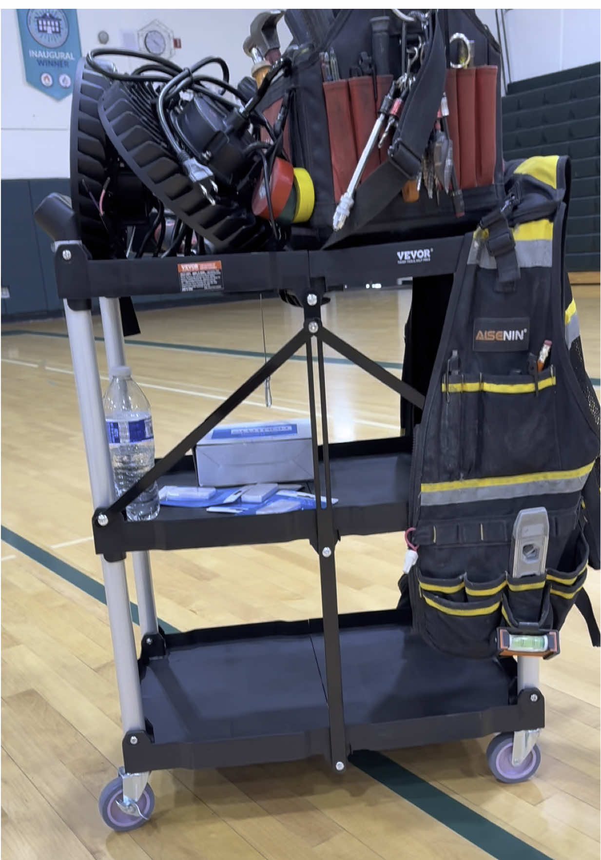 Este carrito te facilitará tu vida en tu trabajo oh en tu garage para echar mecánica oh cualquier projecto.. #vevor #vevorus #fyp #cart #contruction #electrician @Vevor_US @vevor shop #dealsforyouday 