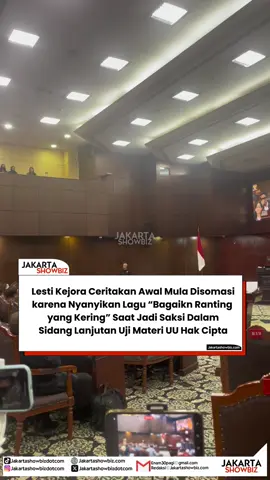 Lesti Kejora ceritakan awal mula disomasi karena nyanyikan lagu “Bagaikan Ranting yang Kering” saat jadi saksi dalam sidang lanjutan uji materi UU hak cipta. #jakartashowbiz #lestikejora #hakcipta #royalti #fyp #fypage #fyppppppppppppppppppppppp 