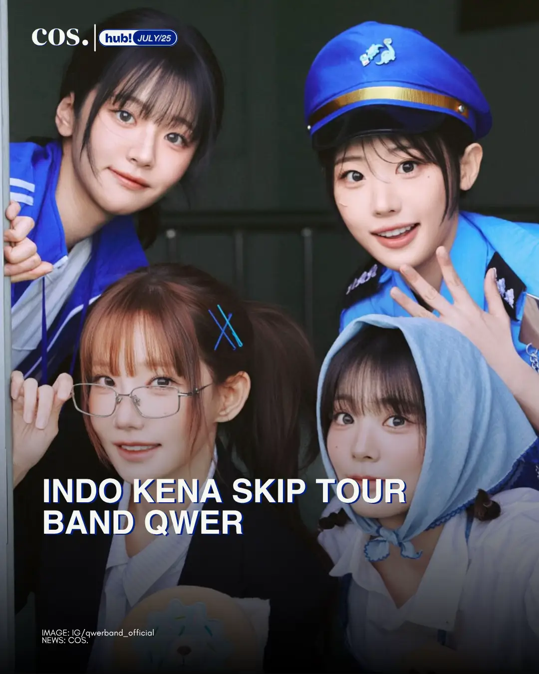 QWER melakukan tour pertamanya di dunia, namun sayangnya, Indonesia yang biasanya jadi opsi dengan pasar k-pop yang besar tidak terlihat dalam schedule. Tour 