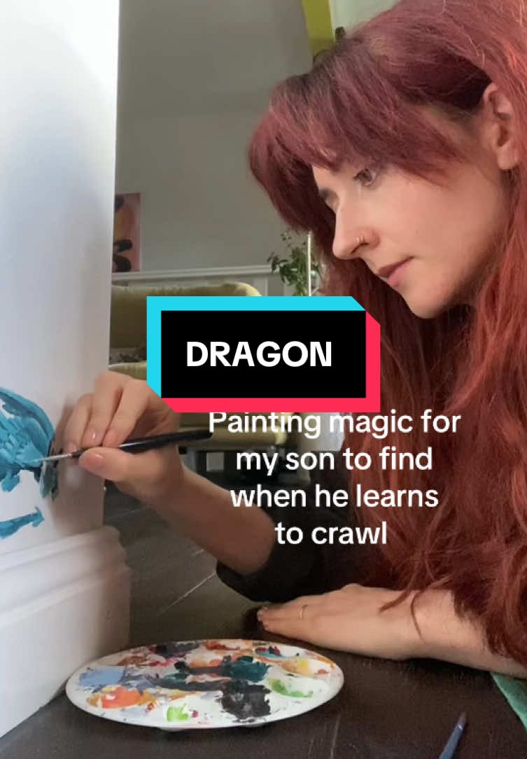 Still got a few months yet till we need to buy socket protectors and crawl-proof the house 🤔 #wholesometiktok #artfyp #arttok #momlife #magicalchildhood #momtok 