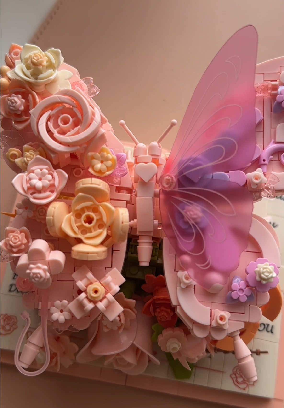 the most gorgeous butterfly book lego set! ✨🌸🦋 this is so stunning!! link is in my bio x #lego #buildingblocks #legoflowers #buildingbricks #legoflowerbouquet #giftideasforher #giftideas #asmr #homedecor #amazon #amazonfinds 
