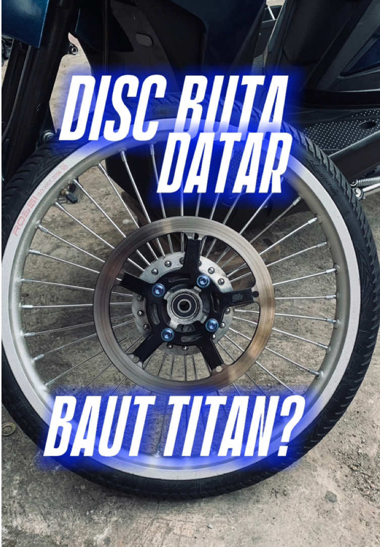 Beli disini👆👆 stok sedikit paket ganteng🤩🔥#discbrake #piringancakram #bauttitanium #ring17style #modifikasi 