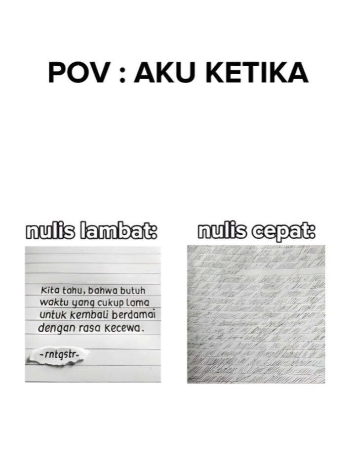 tulisan cepet biasanya temen ngebet liat catatan/contekan🙄 #fyp #jjconfident #confident #mykisah #relate 