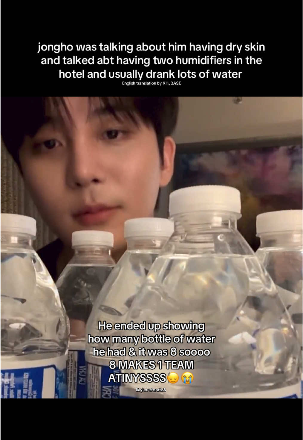 He said better he hydrated 😭🙂‍↕️🥲🤣 #ateez #ateezfypシ #atinyfypシ゚ #jongho #jonghoateez #jongholive #jonghobiased #choijonghoateez #ateezfunnymoments #8makes1team 