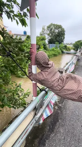 Bão thái bình thế này xuống là bay ngay #xuhuong #bão 