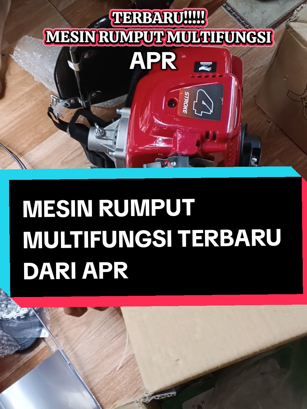 TERBARU DARI APR!!!, mesin rumput multifungsi, bisa jadi mini chainsaw,mesin bajak, penggembur tanah,potong rumput, potong padi,pisau senar#ipalcobra #potongrumput #mesinpotongrumput #terbaru #apr 