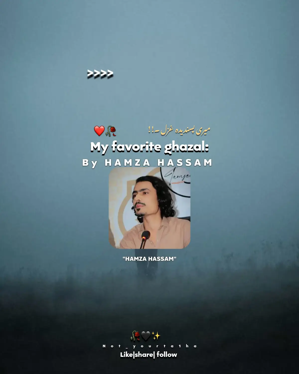#hamzahassampoet #fyp #viral #forupageシ #urduline #ɴᴏᴛ_ʏᴏᴜʀ_ᴛᴀʟʜᴀ #growmyaccount #poetrystatus #pictures @حمزہ حسام ⚜ 
