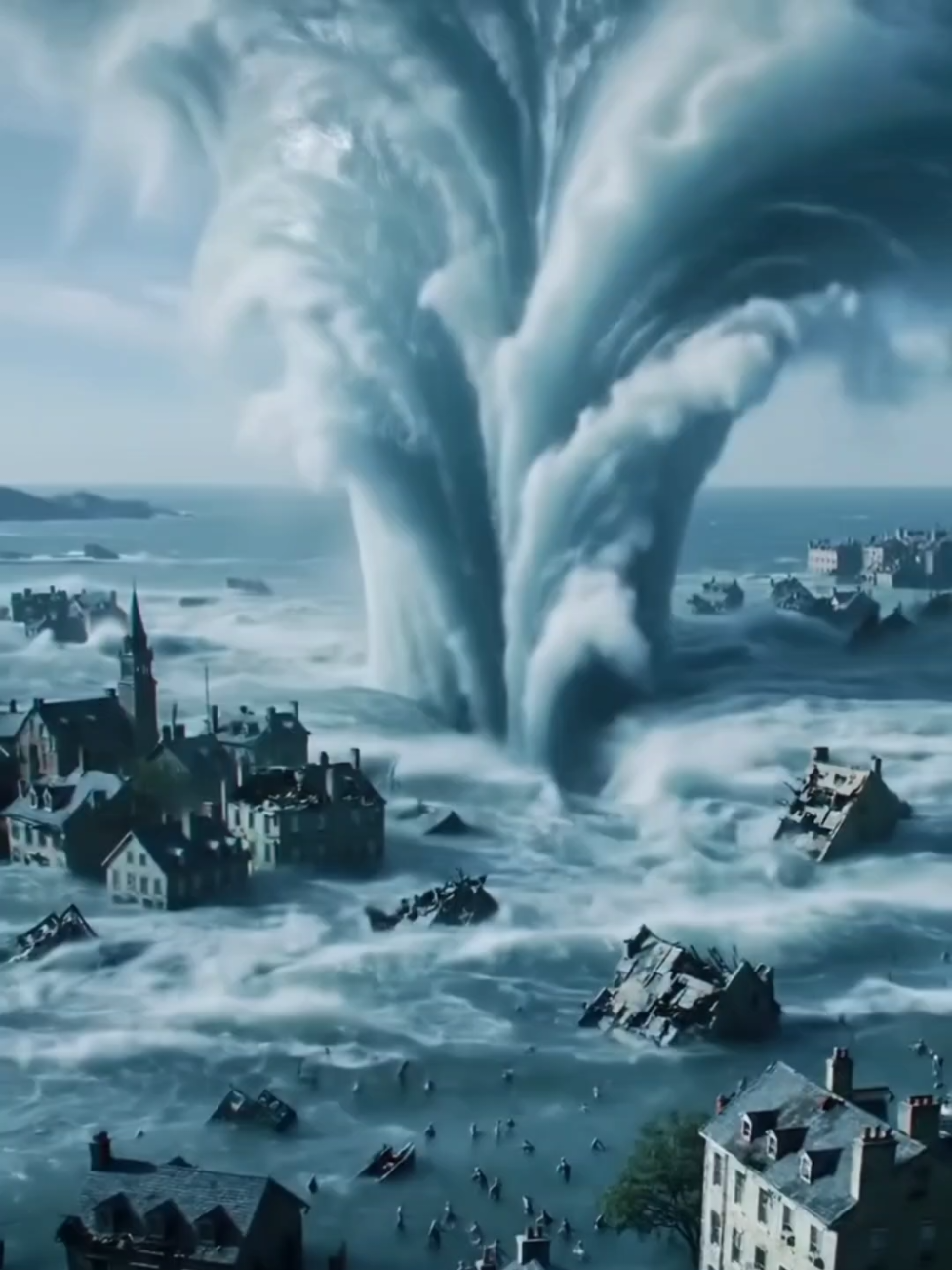 The Ocean Just Turned Into a MONSTER! 🌪️🌊 #OceanDisaster #NatureGoneWild #SpiralOfDoom #TerrifyingNature #ViralVideo #TrendingNow #ScaryMoments #ClimateChaos #tiktokviral #foryoupage #fyp 