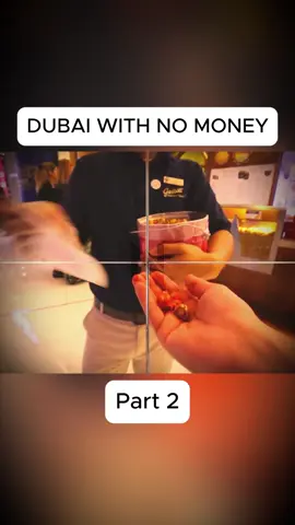 I Survive in Dubai without money P2 #fyp #travel #dubai #challenge #simonwilson 