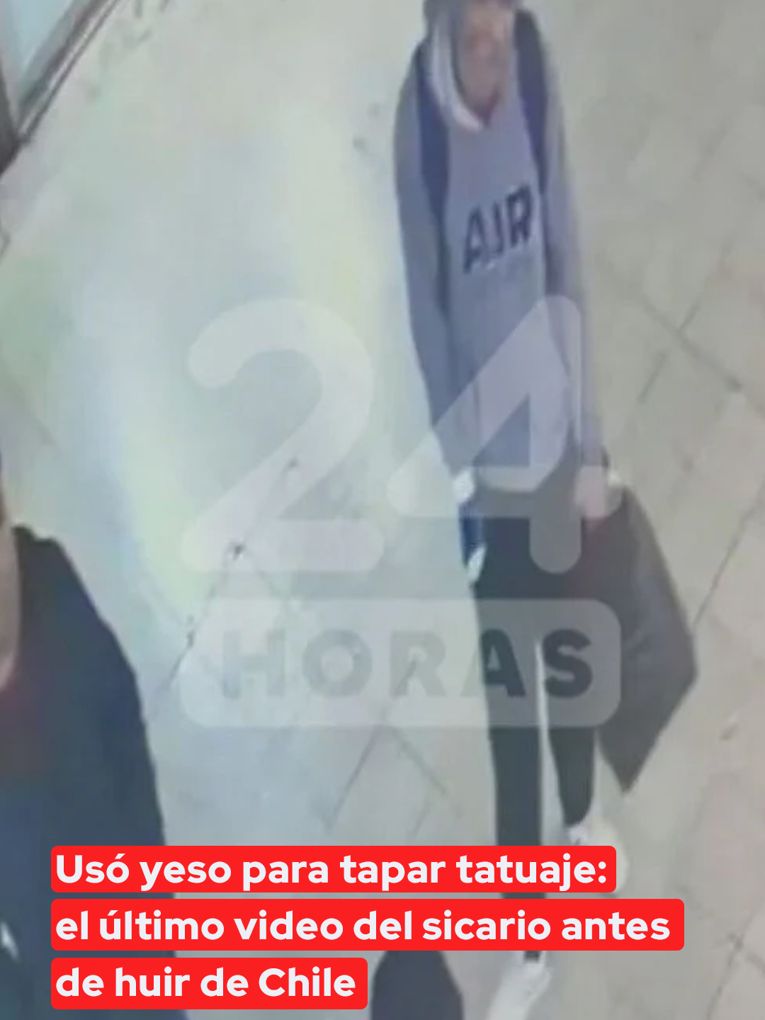 ⭕ #Exclusivo | 24 Horas reveló un registro que corresponde a los últimos minutos del sicario del 