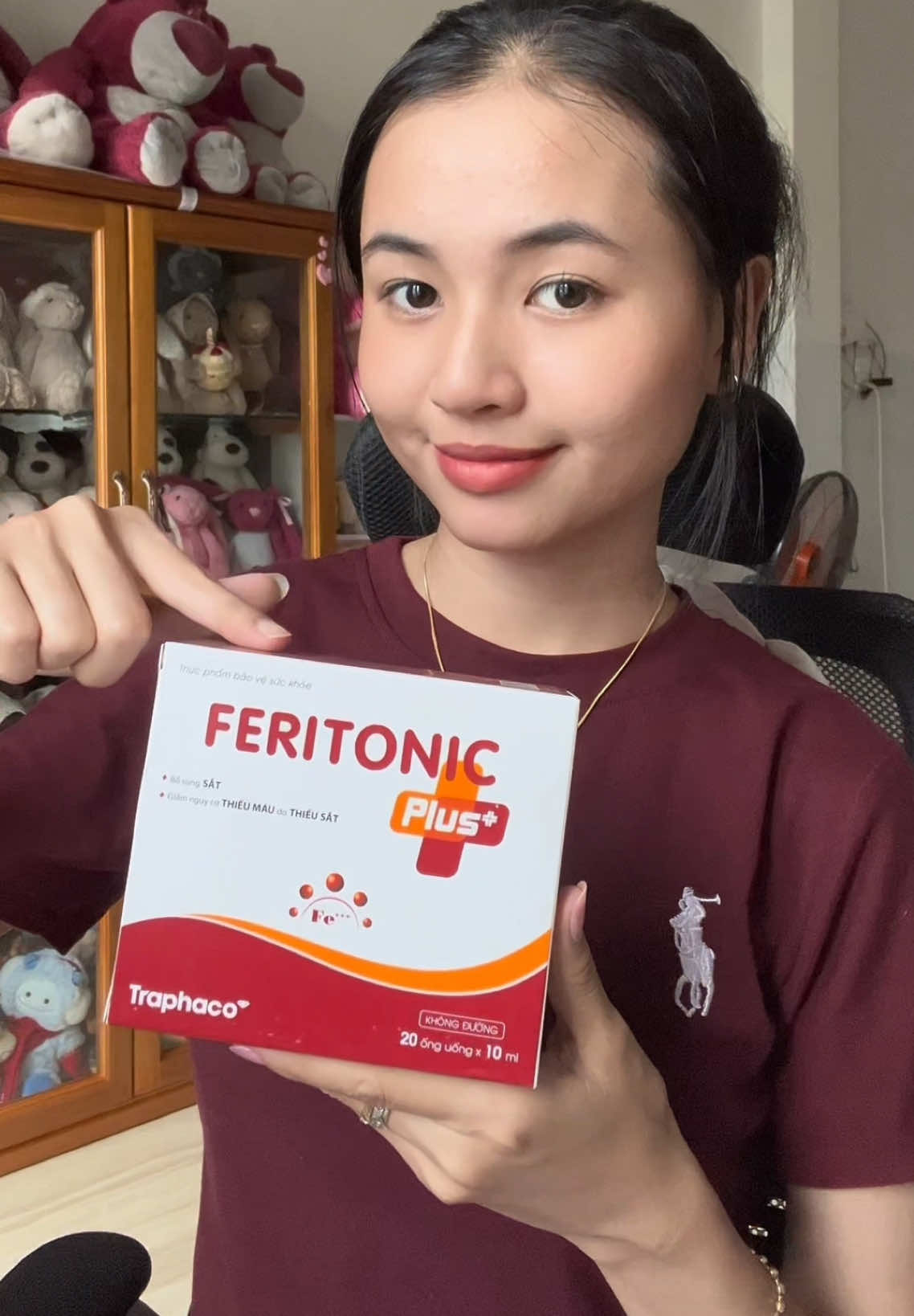 Bổ sung sắt đặc biệt quan trọng đối với những ai hay bị như tui  #feritonic #bosungsat #traphaco #bomau